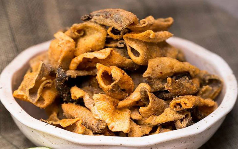 Da cá hồi trứng muối