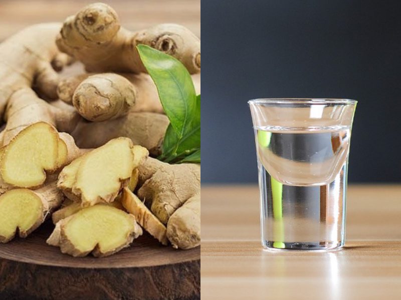 Khử tanh cá hồi bằng gừng và rượu trắng