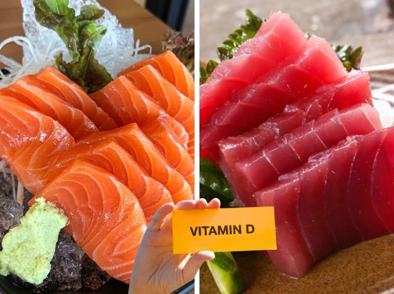 Cá hồi chứa nhiều vitamin D và B12 hơn cá ngừ