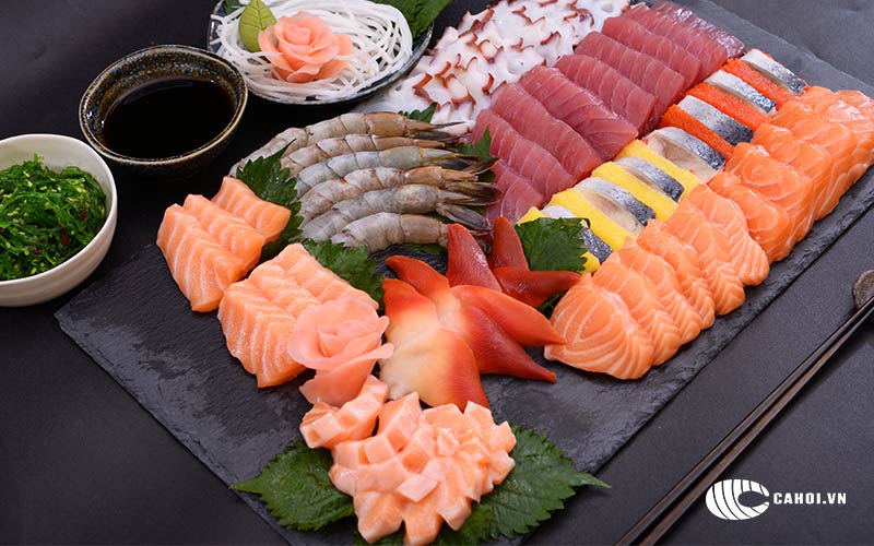 Cá hồi phi lê ăn sống Cá hồi phi lê ăn sống