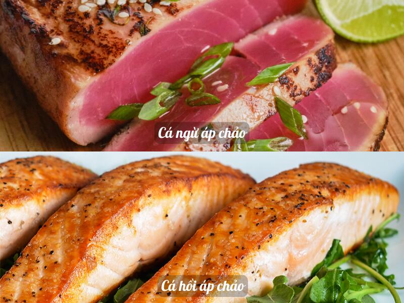 Cách chế biến cá hồi và cá ngừ
