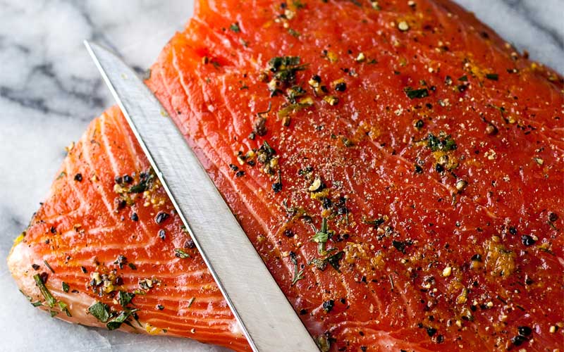 Cách làm cá hồi muối Gravlax Cách làm cá hồi muối Gravlax