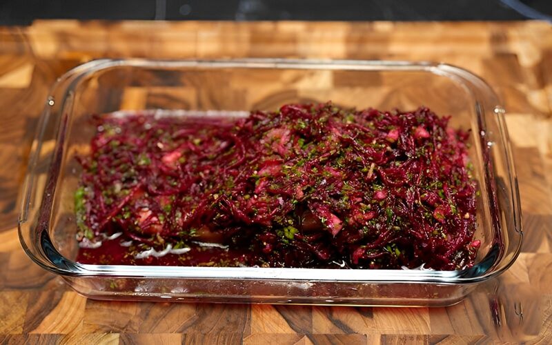 ủ muối cá hồi củ dền ủ muối cá hồi củ dền