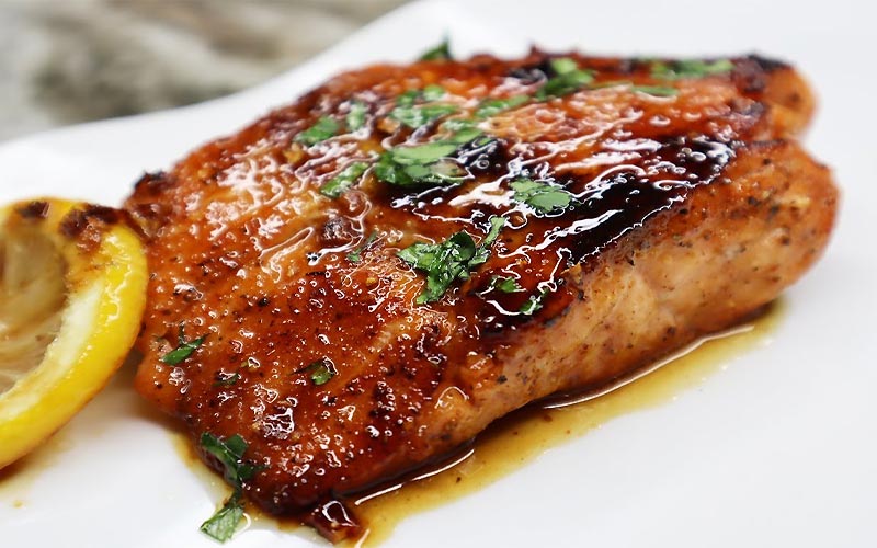 Cách làm cá hồi nướng bơ tỏi mật ong Cách làm cá hồi nướng bơ tỏi mật ong