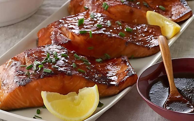 Cách làm cá hồi nướng xì dầu bằng nồi chiên không dầu Cách làm cá hồi nướng xì dầu bằng nồi chiên không dầu