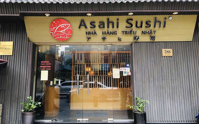 Nhà hàng Asahi Sushi - Buffet cá hồi Hà Nội ngon