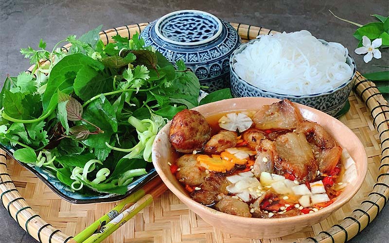 Bún chả quạt Bún chả quạt