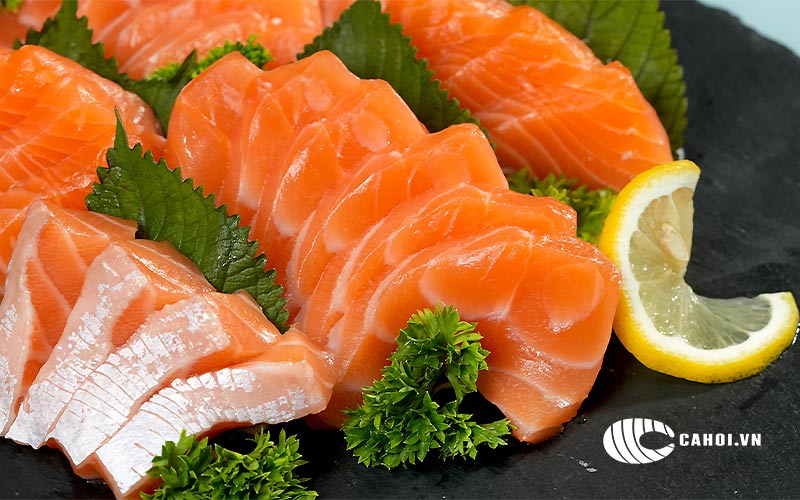 Cách làm món cá hồi ăn sống 2 Cách làm món cá hồi ăn sống 2