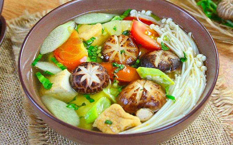 Canh rau củ thập cẩm Canh rau củ thập cẩm